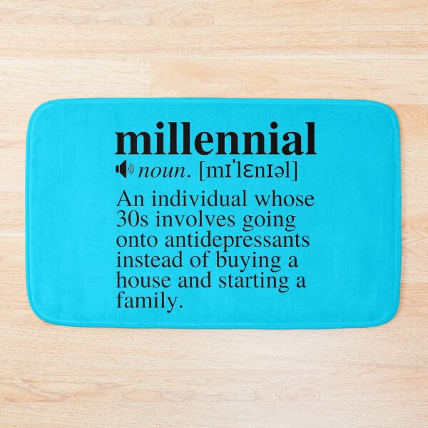 Item preview, Millennial Definition #2 - The 30s Depression (White Background) designed and sold by mind-illusions.