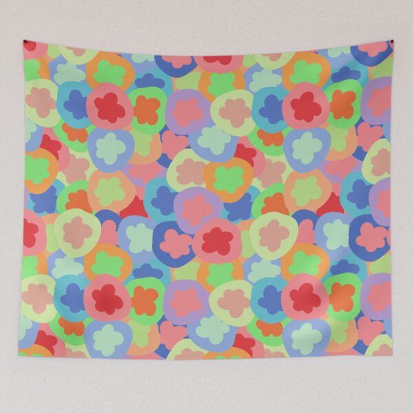 Item preview, Colorful Five Petal Flower Pattern  designed and sold by SofiaSava01.
