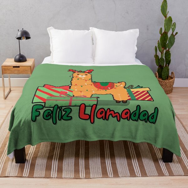 Item preview, Feliz Llamadad | A Llama Christmas designed and sold by CozyMarket.
