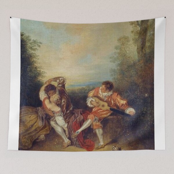 Item preview, La Surprise - Antoine Watteau Classic Famous Art designed and sold by jfreedom.
