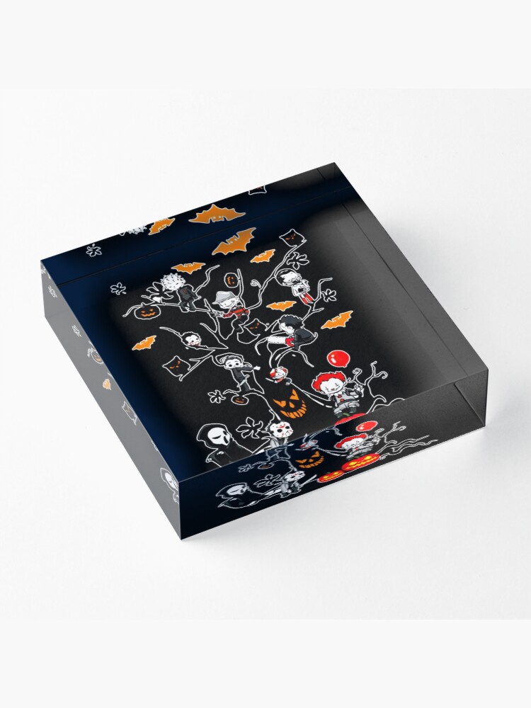 Alternate view of Horror Mashups: Horror Kids Tree Acrylic Block