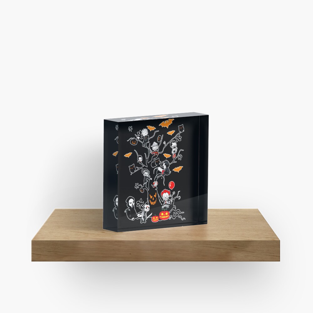 Horror Mashups: Horror Kids Tree Acrylic Block