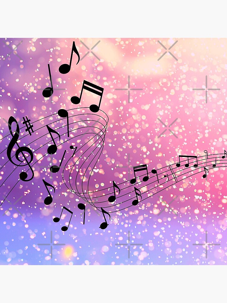 Sparkling Music Notes