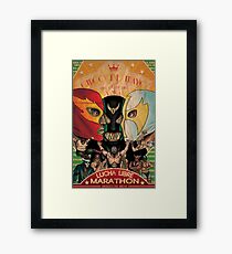 LUCHA LIBRE Framed Print