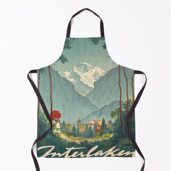 Item preview, viejo classic Interlaken poster designed and sold by CorasPosters.