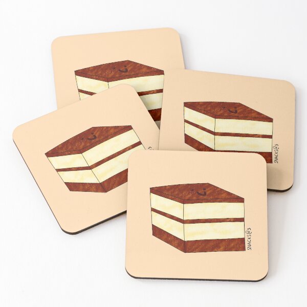 Item preview, Jolly the Tiramisu Cube⁠ ⁠ designed and sold by Snacks-At-3.