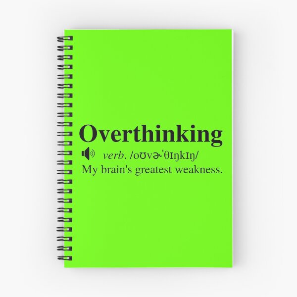 Item preview, Overthinking Definition: My Brain's Greatest Weakness designed and sold by mind-illusions.