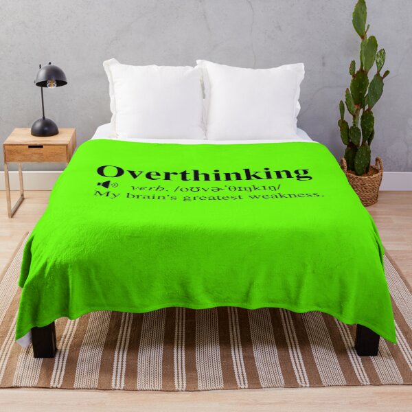 Item preview, Overthinking Definition: My Brain's Greatest Weakness designed and sold by mind-illusions.