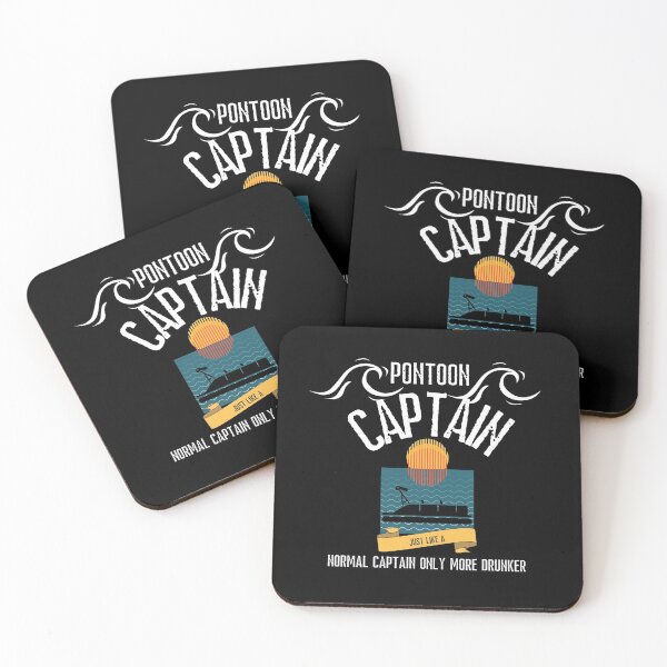 Item preview, Pontoon Captain Just Like a Normal Captian Only Drunker Funny designed and sold by Drnksuzys.
