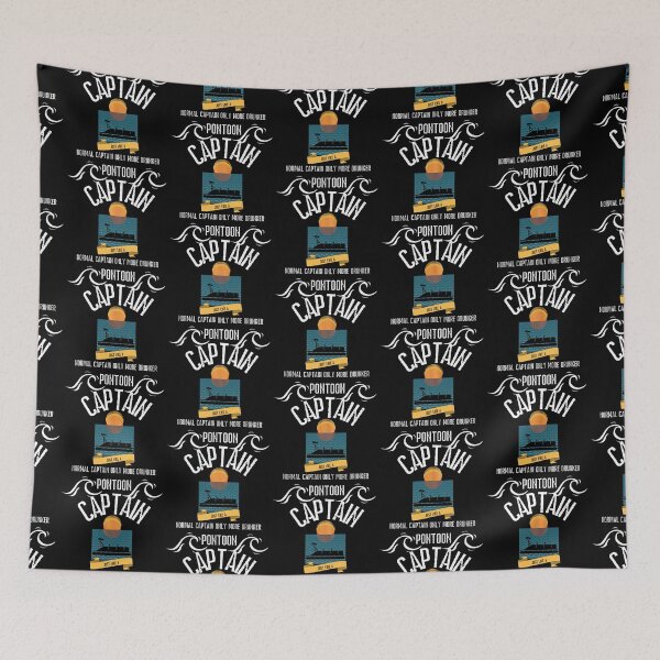 Item preview, Pontoon Captain Just Like a Normal Captian Only Drunker Funny designed and sold by Drnksuzys.