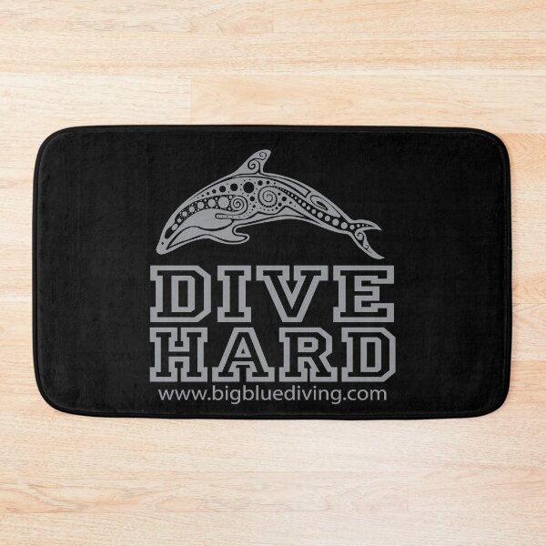 Item preview, Dive Hard Logo Grey designed and sold by BigBlueDiving.