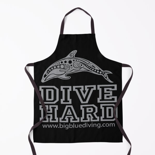 Item preview, Dive Hard Logo Grey designed and sold by BigBlueDiving.