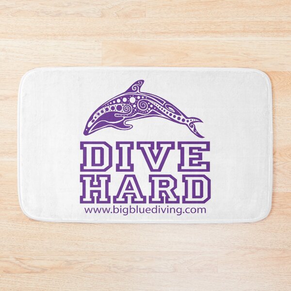 Item preview, Dive Hard Logo Purple designed and sold by BigBlueDiving.