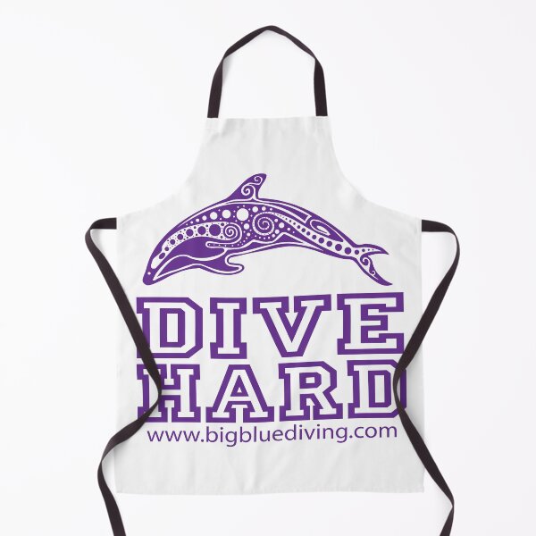Item preview, Dive Hard Logo Purple designed and sold by BigBlueDiving.