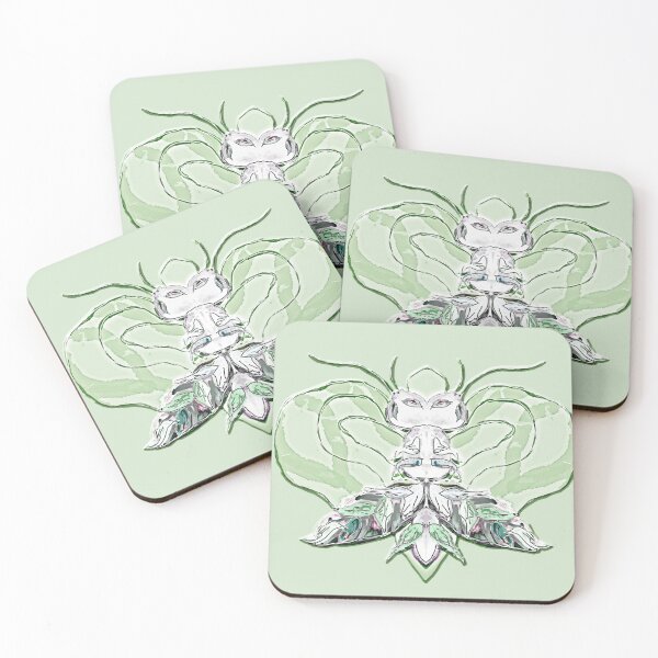 Item preview, Cute alien insect - on light green designed and sold by Anne Huth.