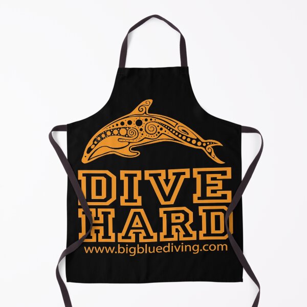 Item preview, Dive Hard Logo Orange designed and sold by BigBlueDiving.