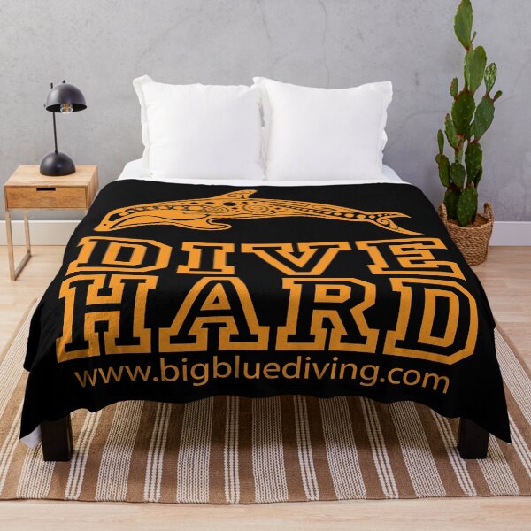 Item preview, Dive Hard Logo Orange designed and sold by BigBlueDiving.