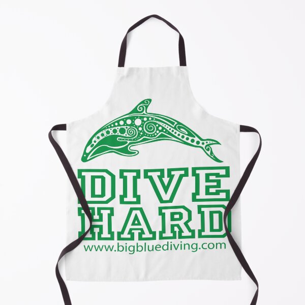 Item preview, Dive Hard Logo Green designed and sold by BigBlueDiving.
