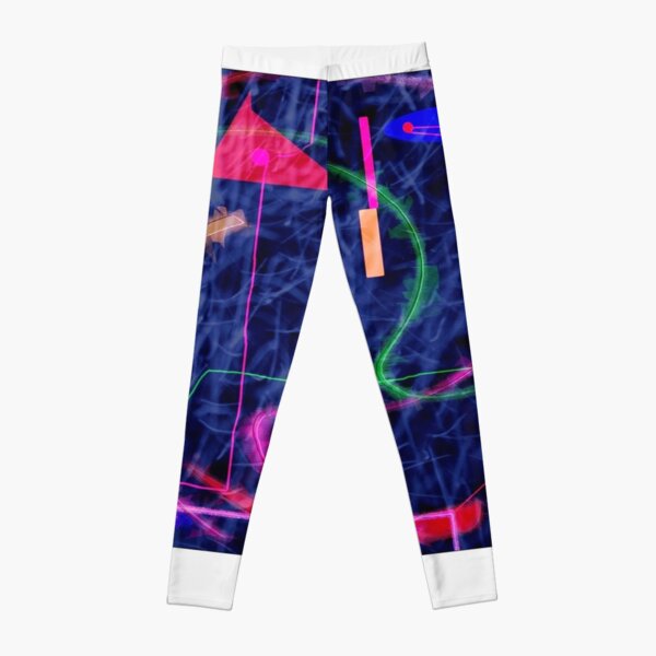 Kandinsky, fuzzy logic and chaos theory Leggings