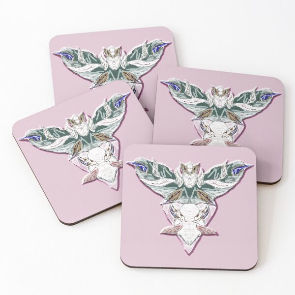 Item preview, Cute alien birds - pink designed and sold by Anne Huth.