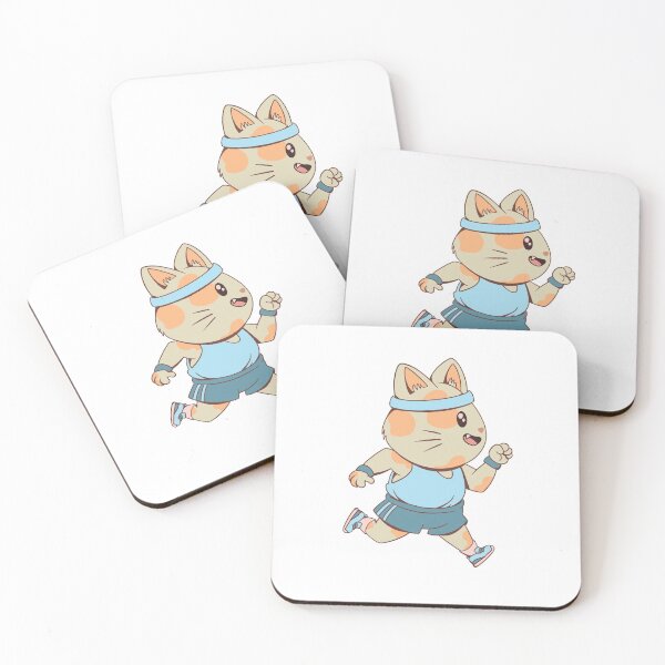 Item preview, Runner cat, running, jogging designed and sold by DerSenat.
