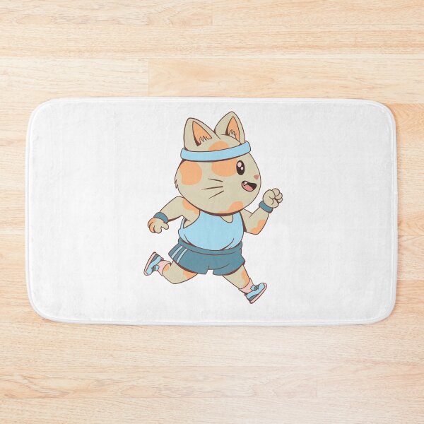 Item preview, Runner cat, running, jogging designed and sold by DerSenat.