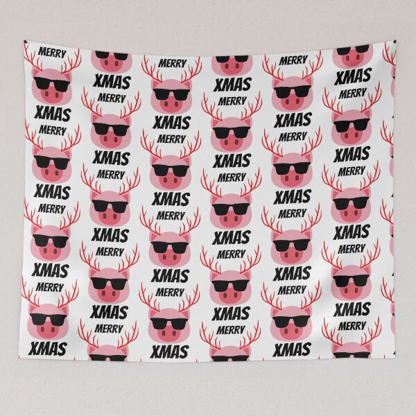Artikelvorschau, Merry Xmas Schwein entworfen und verkauft von OMdesigns93.