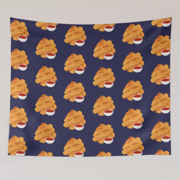 Item preview, Fried Chicken Nuggets And Ketchup designed and sold by Alicia Chee.