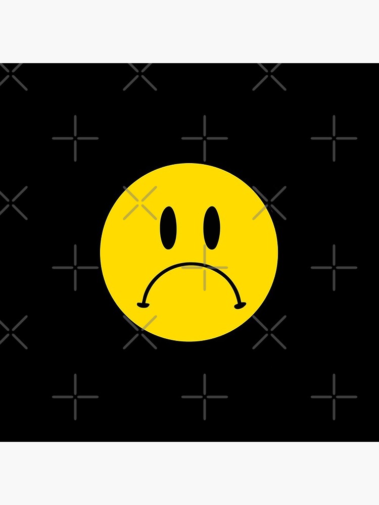 Sad Face, Happy Face,  Sticker for Sale by HappyFaceCo