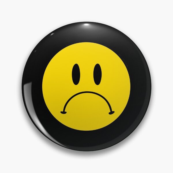 Item preview, Sad Face | Happy Face | Black | designed and sold by HappyFaceCo.