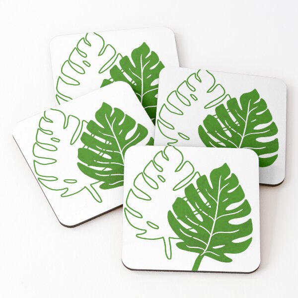 Item preview, Monstera palm leaf design designed and sold by Createartforfun.