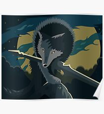 Sif, the Great Grey Wolf Poster
