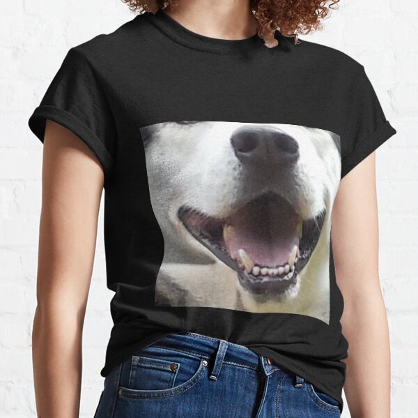 Hundeschnauze Husky Schnauze Nase Maul Hund Classic T-Shirt