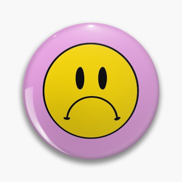 Item preview, Sad Face | Happy Face | Pink | designed and sold by HappyFaceCo.