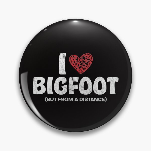 Item preview, I Heart Bigfoot But at a Distance Cryptid Lovers designed and sold by RoguePixel.