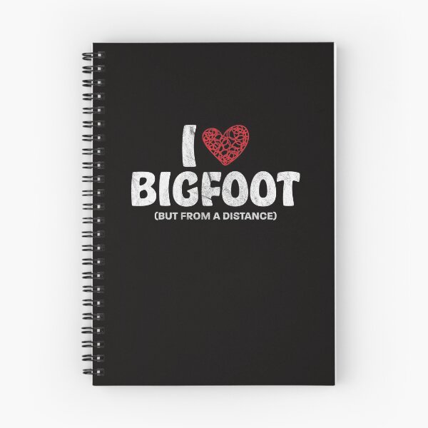 Item preview, I Heart Bigfoot But at a Distance Cryptid Lovers designed and sold by RoguePixel.