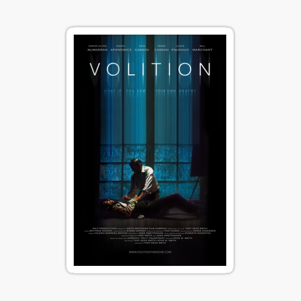 VOLITION FESTIVAL POSTER (vertical) Sticker