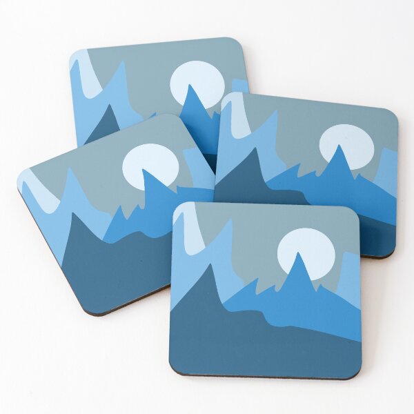 Item preview, Blue mountain landscape designed and sold by julie-karma.