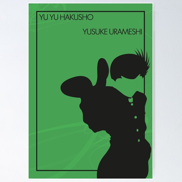 Yu Yu Hakusho  Minimalist poster, Anime canvas, Anime