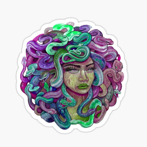 Medusa Pegatina