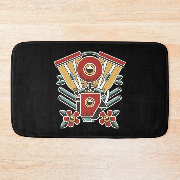 Item preview, Motorcycle, engine, motorcyclist tattoo designed and sold by DerSenat.