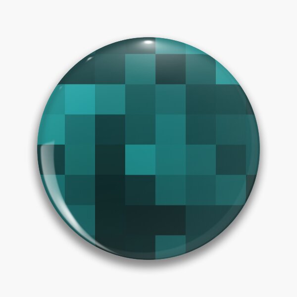 Item preview, Pixels - turquoise designed and sold by puzzleteez.