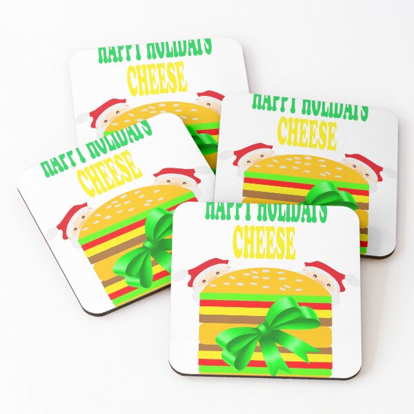Item preview, Happy Holidays with Cheese Christmas PRESENTS FUNNY designed and sold by AVOGATO KITTY KAT  CAT.