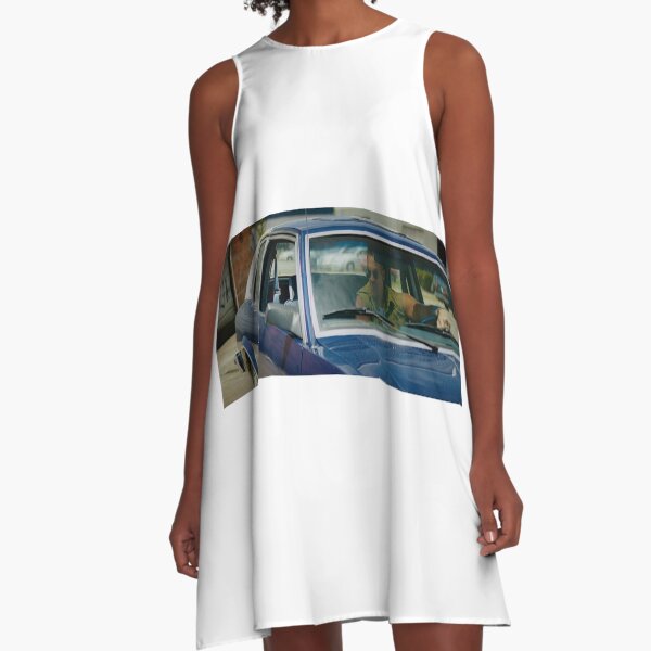 VOLITION - Aleks Paunovic as Terry (behind the wheel) A-Line Dress