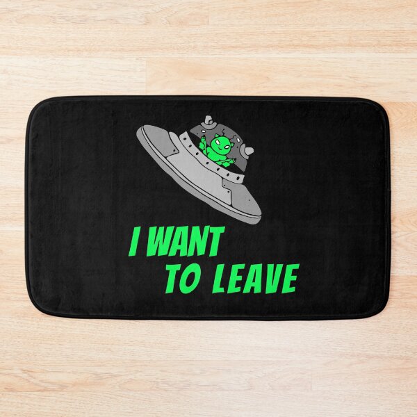 Item preview, I want to leave - Flying Saucers designed and sold by Arva-Designs.