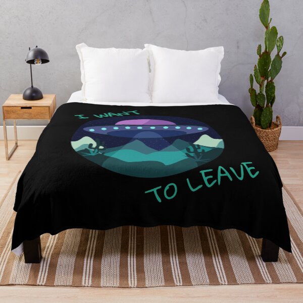 Item preview, I want to leave - Flying Saucers designed and sold by Arva-Designs.