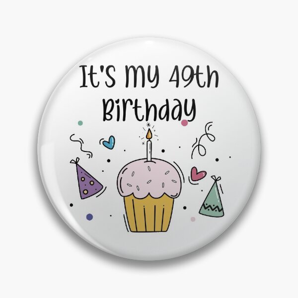 Item preview, It's my Happy 49th Birthday Cupcake Party Fun Fashion designed and sold by BlossomSky.