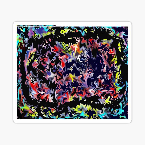 Item preview, Colorful Abstract Random Painting  designed and sold by AHMEDGI.