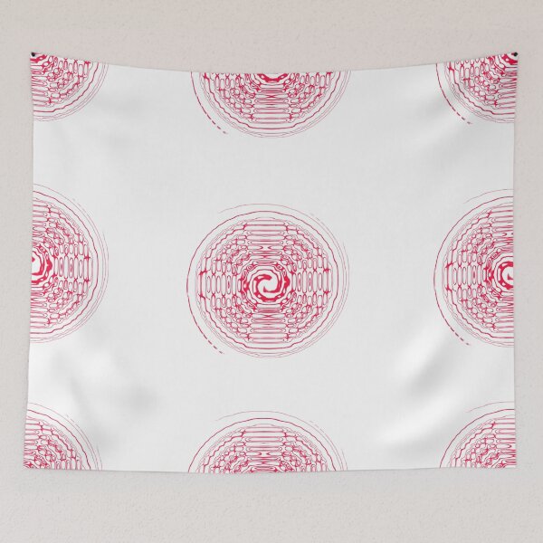 Item preview, Red Swircles on White designed and sold by AlteredAtelier.