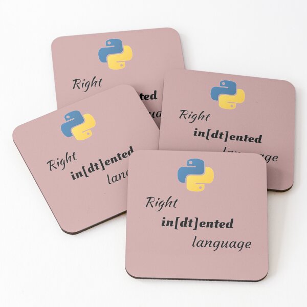 Item preview, python - the right intended/indented language designed and sold by Indite.